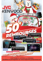 Prospectus LDLC : Jusqu'à 50€ remboursés avec JVC et KENWOOD