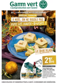 Prospectus Gamm vert SAUMUR : Spécial Noël