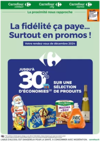 Prospectus Carrefour city BORDEAUX 22 au 26 quai de Bacalan : J'PEUX PAS, J'AI PROMOS DU 1ER AU 31 DÉCEMBRE 2024