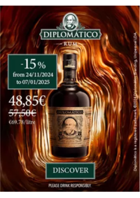 Prospectus NICOLAS NANCY STANISLAS : Rhum Venezuela Diplomatico Séleccion DE FAMILIA