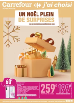 Promos et remises  : Carrefour UN NO&Euml;L PLEIN DE SURPRISES