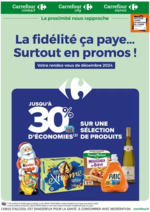 Prospectus Carrefour Contact : J'PEUX PAS, J'AI PROMOS DU 1ER AU 31 DÉCEMBRE 2024