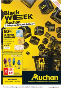 Prospectus Auchan VIRY NOUREUIL : Le Black Week Auchan, c'est maintenant !