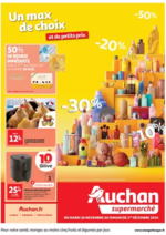 Prospectus Auchan Supermarché : Un max de choix et de petits prix dans votre super !