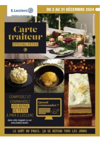 Prospectus E.Leclerc BAR LE DUC : CARTE TRAITEUR FESTIVE - MIXTE