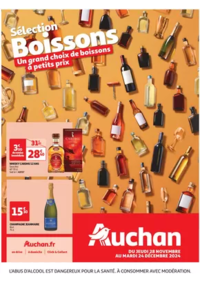 Prospectus Auchan CALAIS : Le guide des boissons de Noël