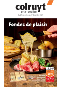 Prospectus Colruyt CHALINDREY : Fondez de plaisir