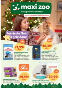 Prospectus Maxi zoo Longuenesse : Féérie de Noël à prix doux