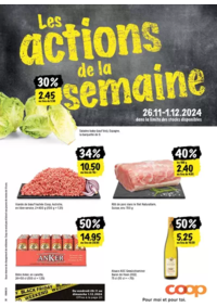 Prospectus Coop Supermarché Bernex : Coop reklamblad