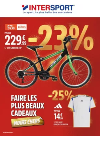 Prospectus Intersport ARBENT : Faire les plus beaux cadeaux