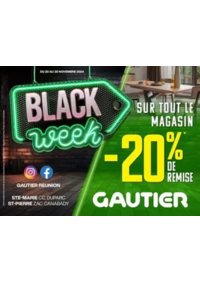 Prospectus GAUTIER Dijon : Black Week