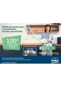 Prospectus Copra YERVILLE : Beko vous rembourse jusqu'à 100€