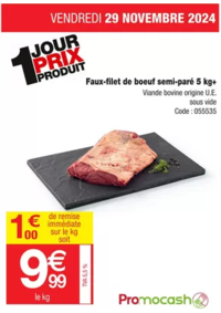 Prospectus Promocash Perrigny : 1 jour prix produit