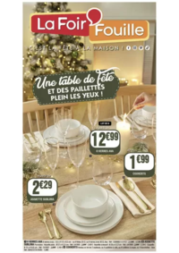 Prospectus La Foir'Fouille MURET : Une table de Fête et des pailletes plein les yeux !