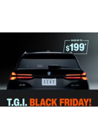 Prospectus Sixt : Black Friday Save Up to $199