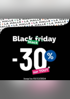 Black Friday : -30% sur tous nos articles ! - La Halle