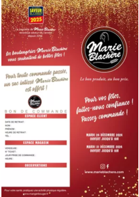 Prospectus Marie Blachère Monswiller : Pour les fêtes, passez commande !