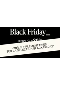 Prospectus Courir SAINT PARRES AUX TERTRES : Black Friday : - 20% supplémentaire sur une sélection de produits