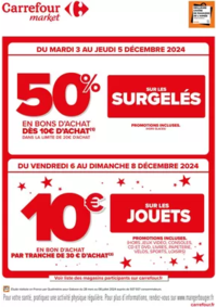 Prospectus Carrefour Market YUTZ : VOS RENDEZ-VOUS “BONS D’ACHAT” DE CETTE SEMAINE !