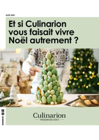 Prospectus Culinarion COLMAR : Et si Culinarion vous faisait vivre Noël autrement ?