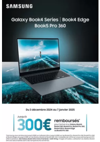 Prospectus LDLC Paris : Samsung rembourse jusqu'à 300€ pour l'achat d'un Galaxy Book éligible