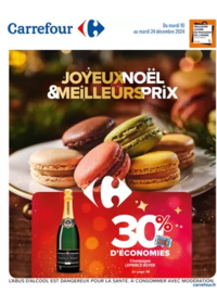 Prospectus Carrefour : JOYEUX NOËL & MEILLEURS PRIX - 30% D'ÉCONOMIES