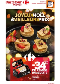 Prospectus Carrefour Market : JOYEUX NOËL & MEILLEURS PRIX