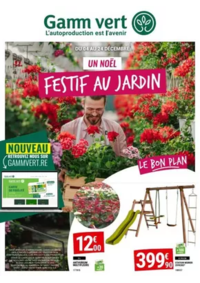 Prospectus Gamm vert GARIDECH : Festif au jardin