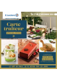 Prospectus E.Leclerc FALAISE : CARTE TRAITEUR FESTIVE - MIXTE