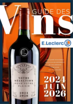 Prospectus  : GUIDES DES VINS 2024/2025