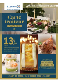 Prospectus E.Leclerc SARRE UNION : CARTE TRAITEUR FESTIVE - MIXTE