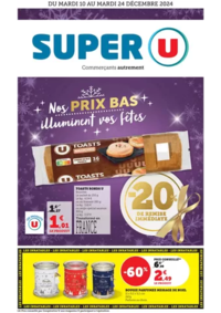 Prospectus Super U PLOGONNEC : Préparez Noël