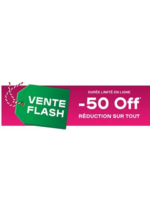 Promos et remises  : Vente flash -50% off