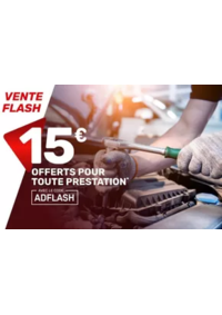 Prospectus AD LA CHAPELLE CHAUSSEE : 15€ OFFERTS POUR TOUTE PRESTATION