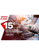 Promos et remises  : 15€ OFFERTS POUR TOUTE PRESTATION