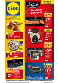 Prospectus Lidl : Retrouvez une large sélection de mets d'exception à petits prix chez Lidl!