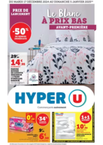 Prospectus Hyper U : Spécial Blanc