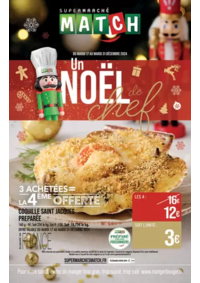 Prospectus Supermarchés Match Metz - Queuleu : Un Noël de chef