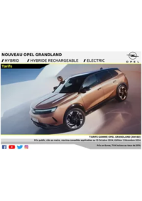 Prospectus Distributeur OPEL AMBIANCE AUTOMOBILES SAS SENS : Opel Nouveau Grandland