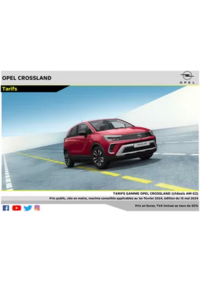 Prospectus Distributeur OPEL SODEA SAS THIONVILLE : Opel Crossland