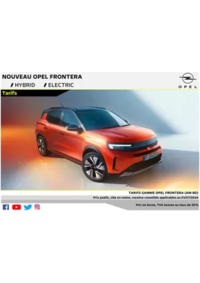 Prospectus Distributeur OPEL SUD AUTO SARL PAVIE : Opel Nouveau Frontera