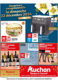 Prospectus Auchan EPAGNY : Tract dim. 22/12