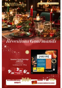 Prospectus Coccinelle Supermarché Paris 19 : Réveillons Gourmands