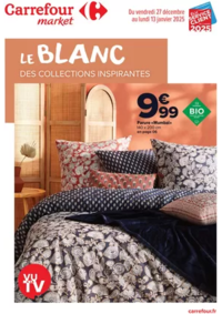 Prospectus Carrefour Market : LE BLANC DES COLLECTIONS INSPIRANTES