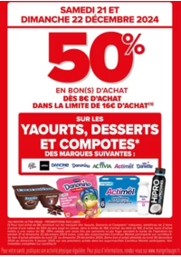 Prospectus Carrefour ORANGE : OPERATION BON D’ACHAT SUR LES YAOURTS DANONE