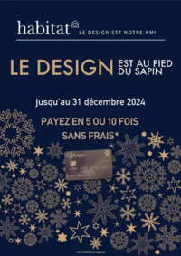 Prospectus Habitat Antibes : Le design est au pied du sapin