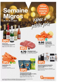 Prospectus Migros Supermarché : Tolle Rabatt uf usgwählte Produkt