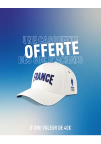 Prospectus Le Coq Sportif PARIS : Une casquette offete