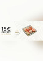 15€ Offerts sur nos Blackbox - Sushi shop