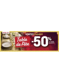 Prospectus Gifi BERNAY : Table de fête -50 %